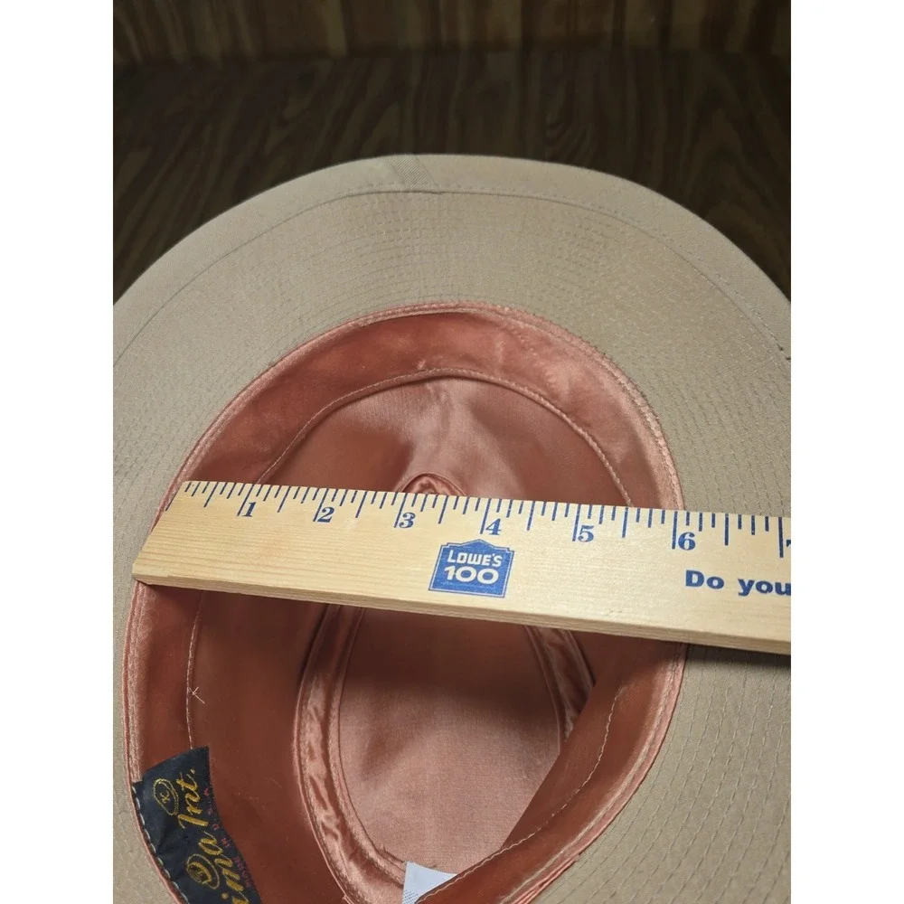 Vintage Beige/Khaki SIMA International Hat Large USA  Fedora